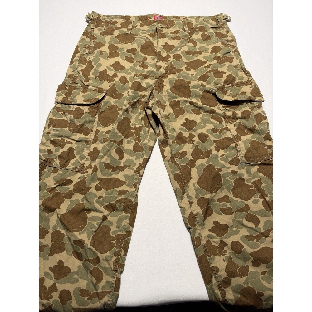 Levis XX Cargo Camouflage Baggy Pants Men's 36x30 Duck Camo Hunting Casual